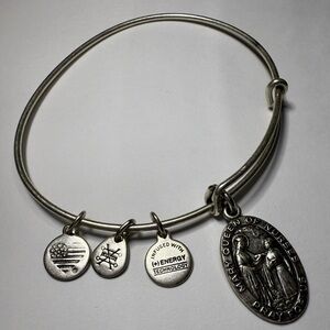 Alex and Ani Silver Expandable Wire Bangle